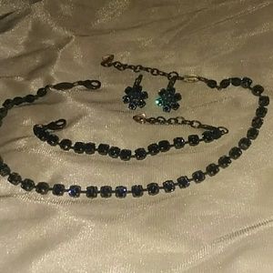 Sabika True Choker Bracelet and Earrings